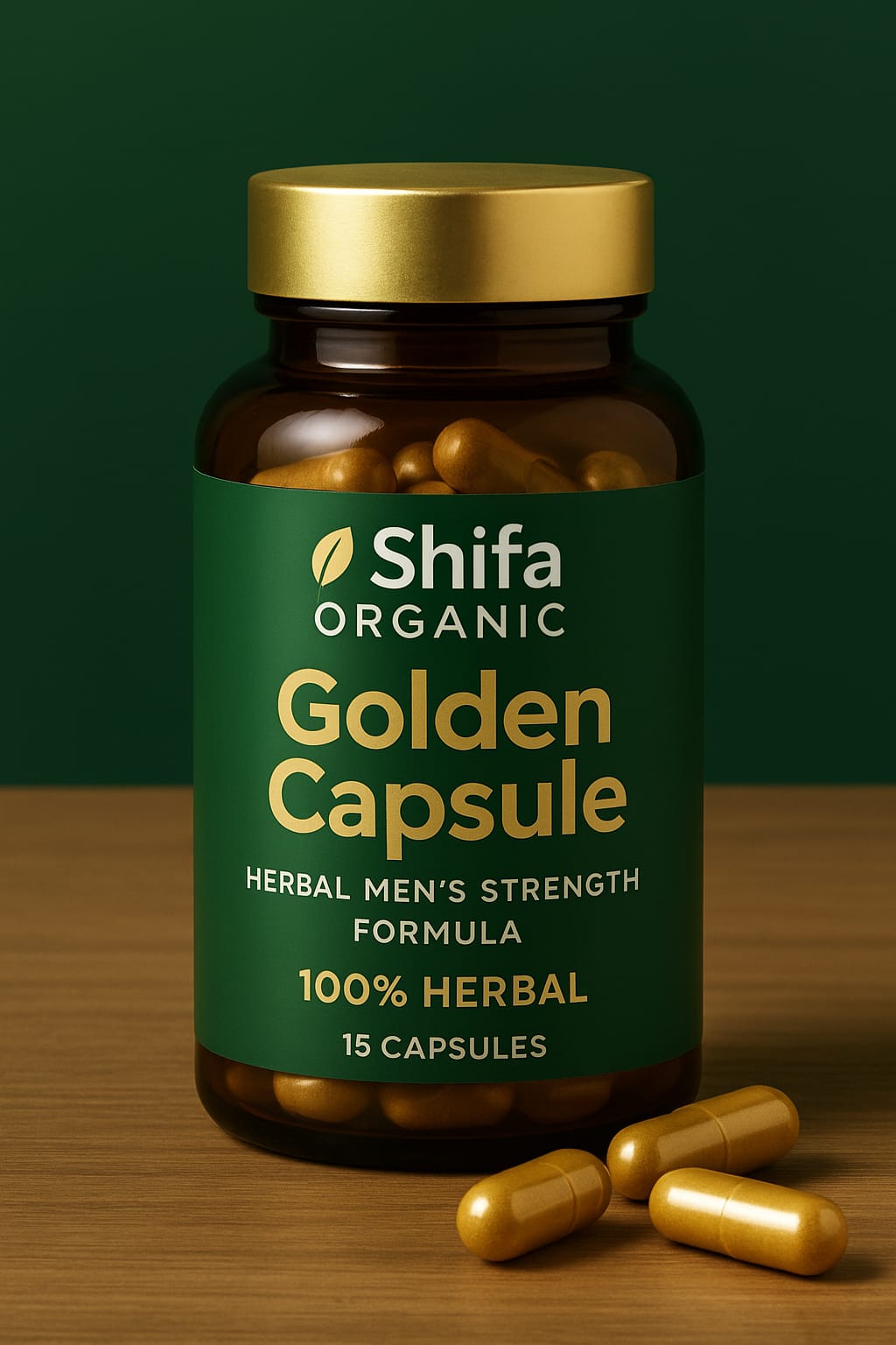 Shifa Organic – Golden Capsule | Herbal Men’s Strength & Energy Booster